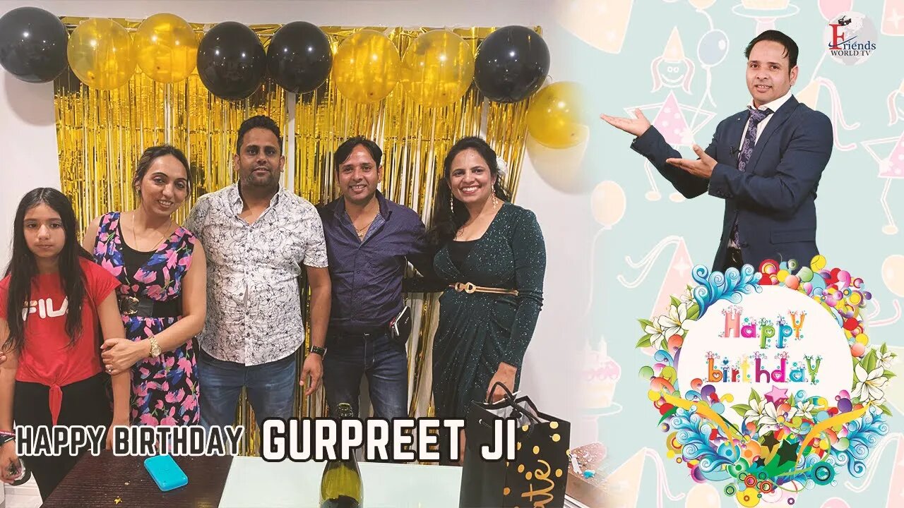 Gurpreet Surprise Birthday 🎉 40th Birthday 🎉