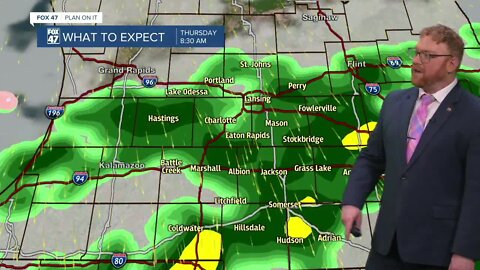 First of three rounds of rain over the next seven days