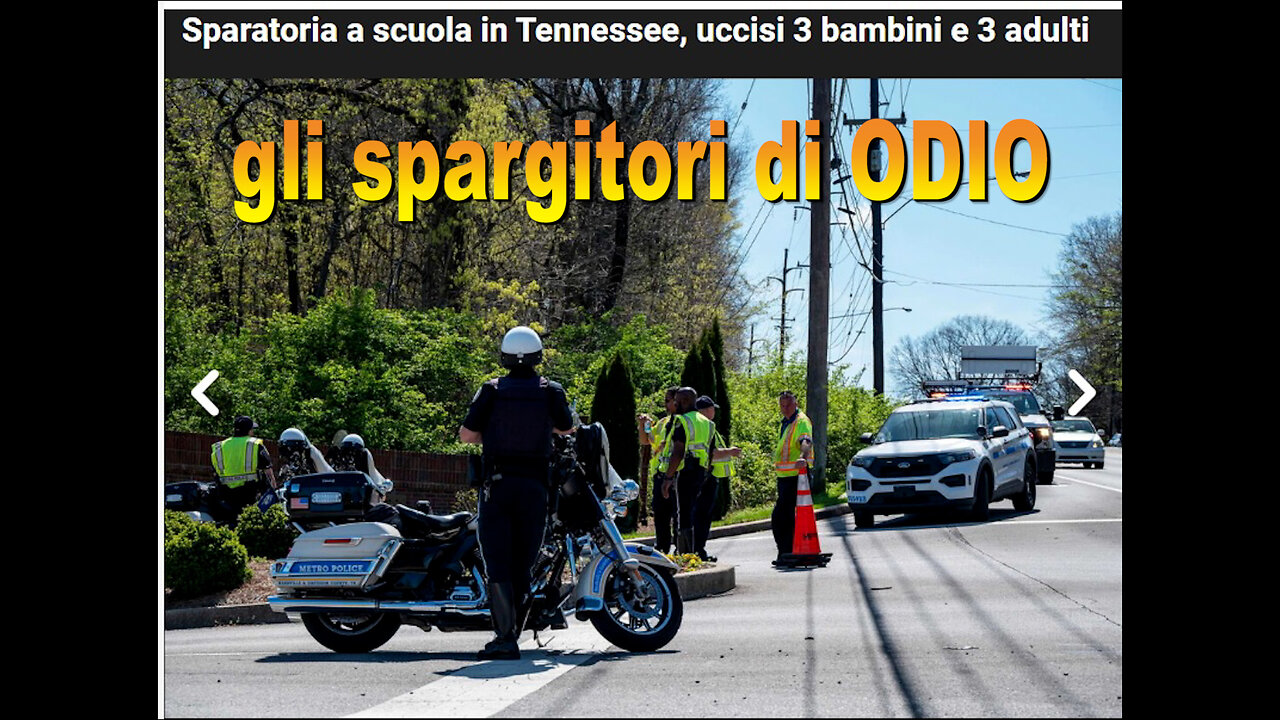 Gli spargitori di ODIO