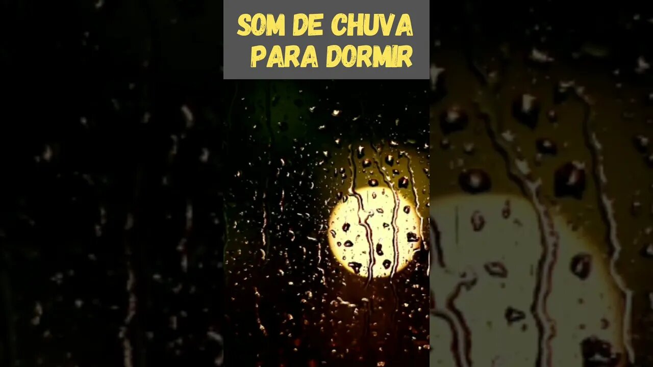 Som de chuva suave para relaxar e dormir #shorts