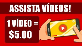 Receba $5,00 Por Vídeo do YouTube que Você Assiste!! *GRATUITO* (Ganhar Dinheiro Online)