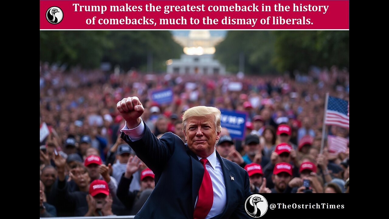 Trump makes the greatest comeback