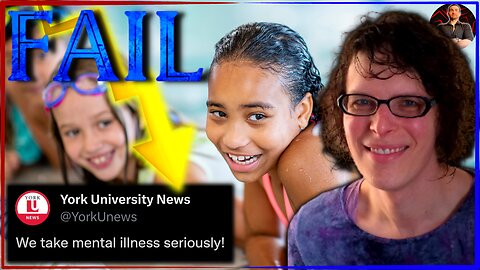 50-Year-Old UNIVERSITY PROFESSOR Identifies as a Woman to Compete in a 13-Year-Old Girls Swim Meet!