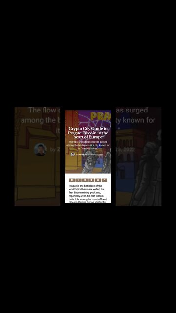 Bitcoin in the heart of Europe #prague #cryptomash @AltcoinDaily @CryptoCasey @BitBoyCrypto