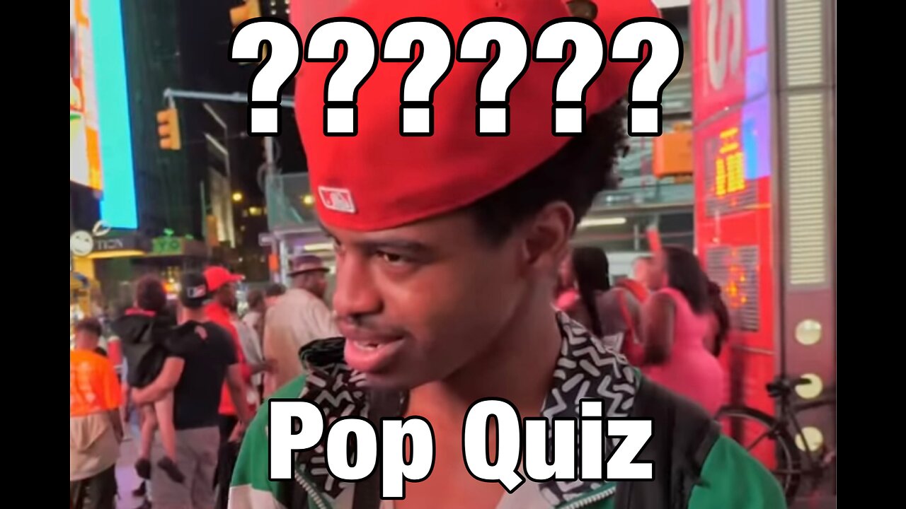 Can Americans answer basic American questions? (Pop Quiz)