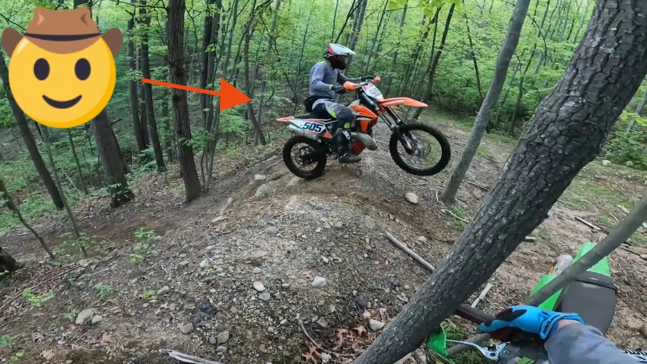 Doug conquers the double climb! (East Coast Offroad)