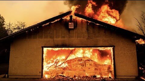 DEW Coincidence Theory! California 'Wild Fire' Happening Right Now Directly next To Paradise!