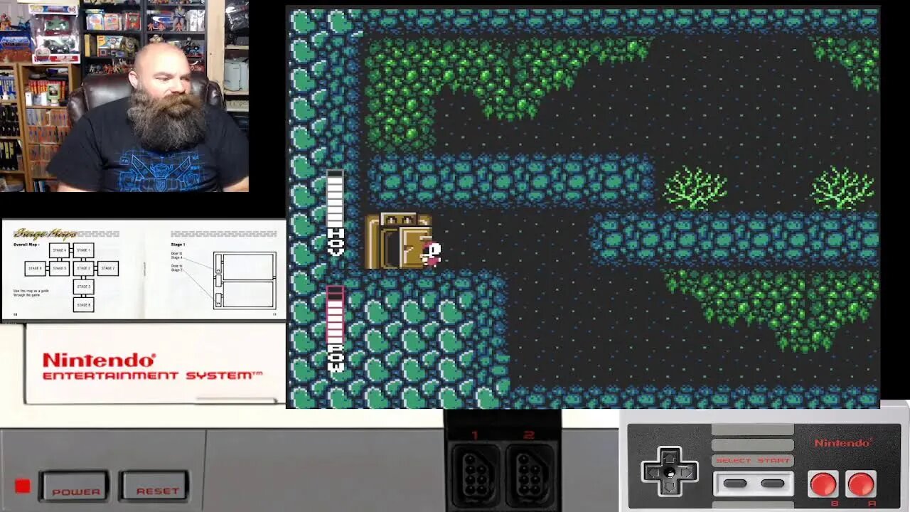 Blaster Master on NES. First playthrough. Shhh... pt 2