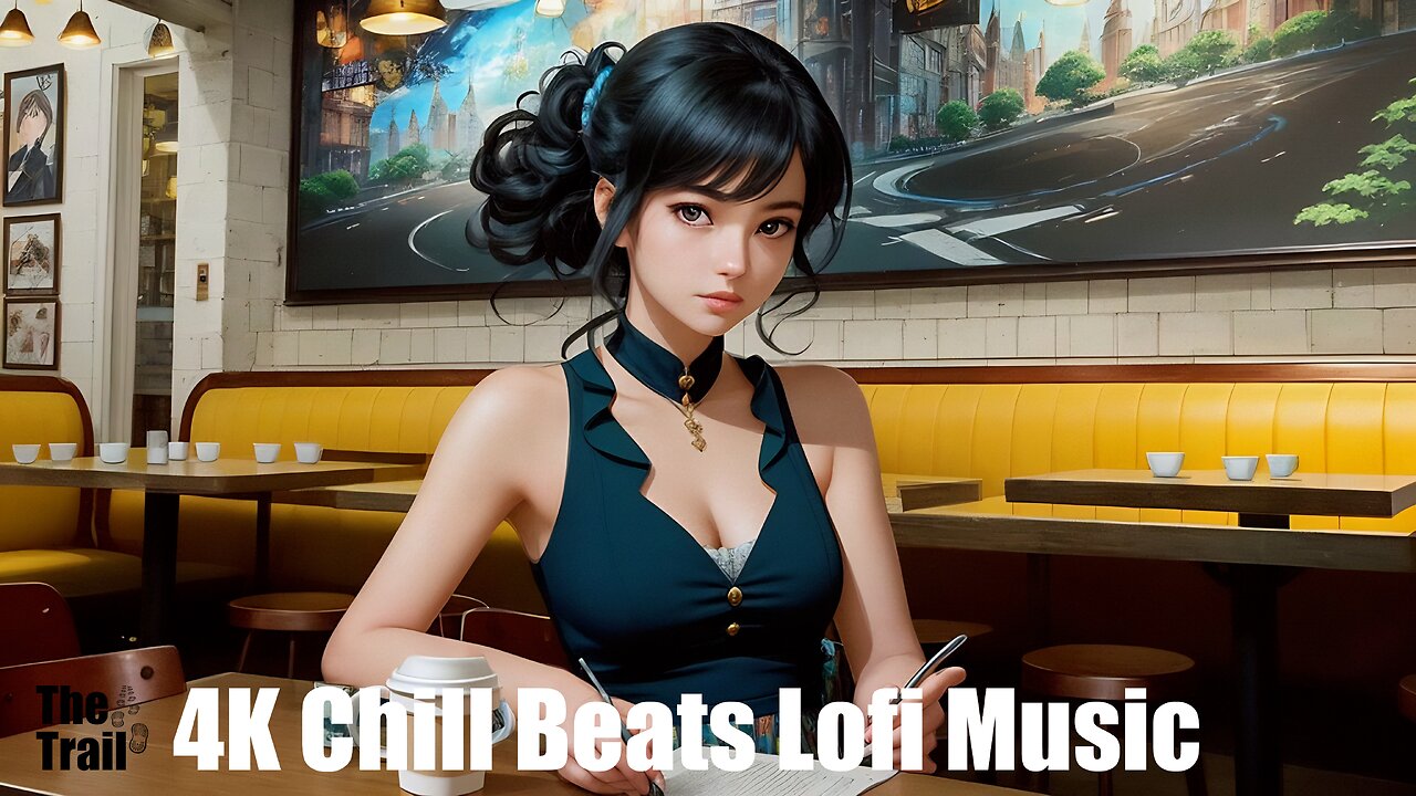 Chill Beats Music - Lofi Ginger Chews | (AI) Audio Reactive Cinematic Anime | Mode