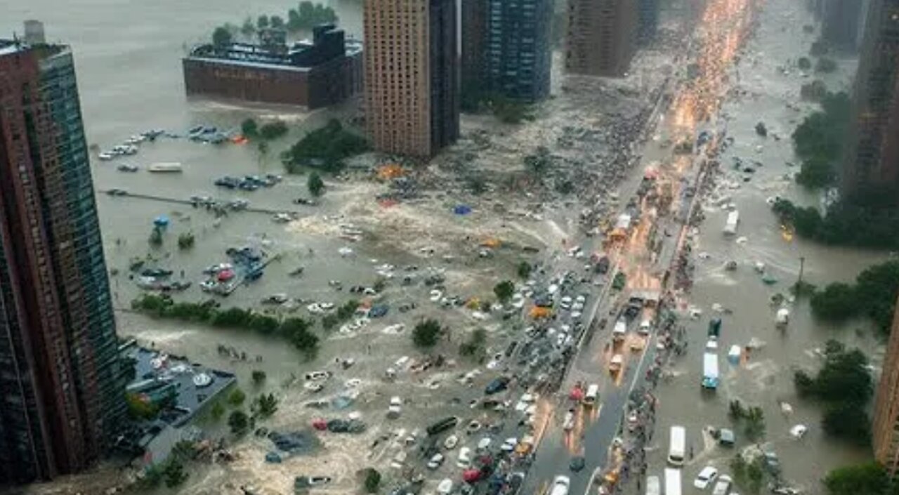 Apocalypse in New York! Monstrous flood in the largest city in the USA!