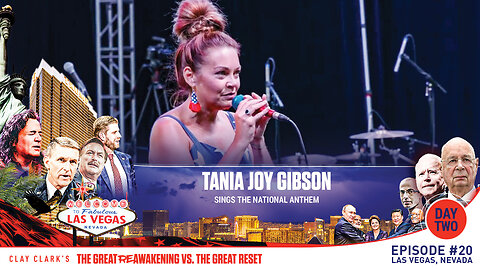 Tania Joy Gibson | Sing the National Anthem | ReAwaken America Tour Las Vegas | Request Tickets Via Text 918-851-0102