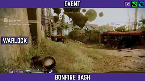 Destiny 2 Event: Bonfire Bash with Voidwalker Warlock