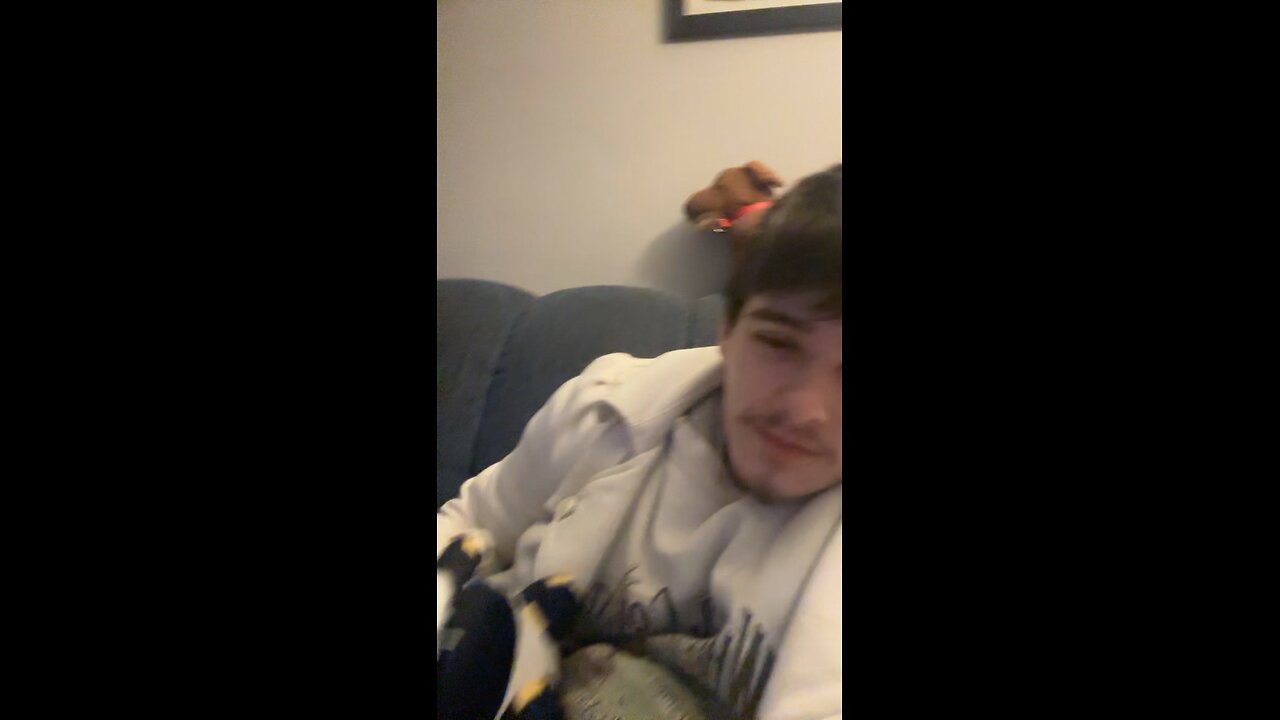 Yung Alone reacts to Bubble Blowing scene on Murder Drones with Uzi and V plushie