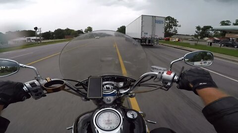 A Semi Truck Pulls In Front of Me!