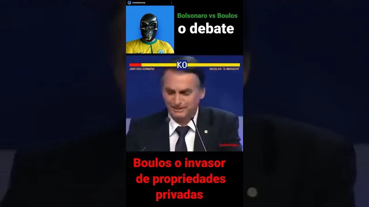 Bolsonaro vs Boulos o debate #shorts