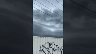 Moments before a thunderstorm