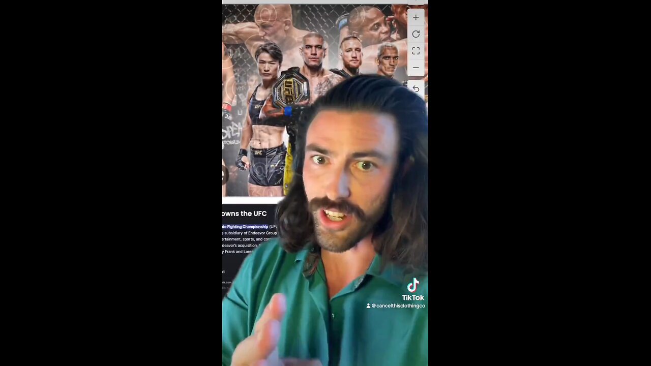 The owner of the UFC is the son of a Zionist terrorist