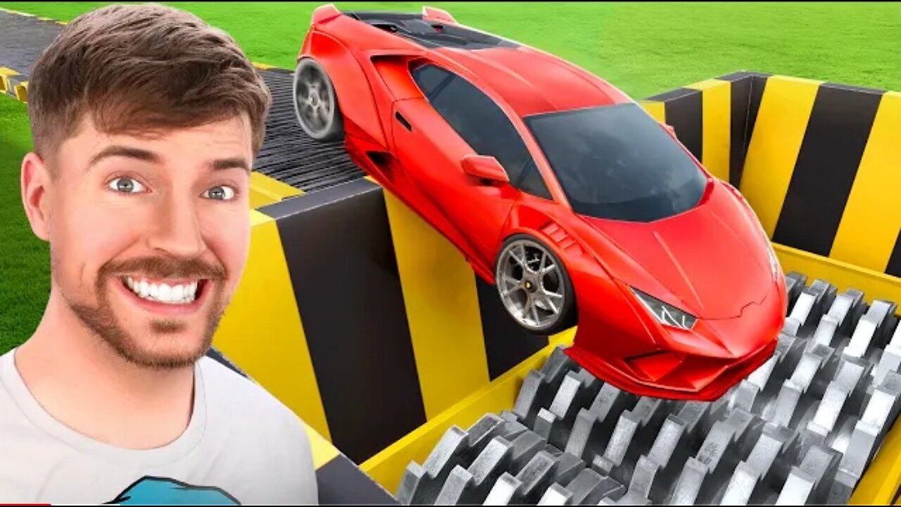 Lamborghini Vs Shredder || Mr Beast || New 2023 ||