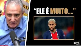 tite fala como e trabalhar com neymar