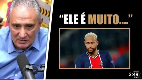 tite fala como e trabalhar com neymar