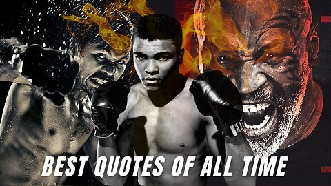 Amazing quotes from famous people, Mike tyson, Manny Pacquiao, Evander Holifield, Muhammad Ali