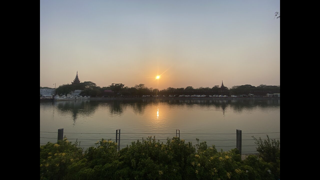 Sunset Palace in Mandalay Burma