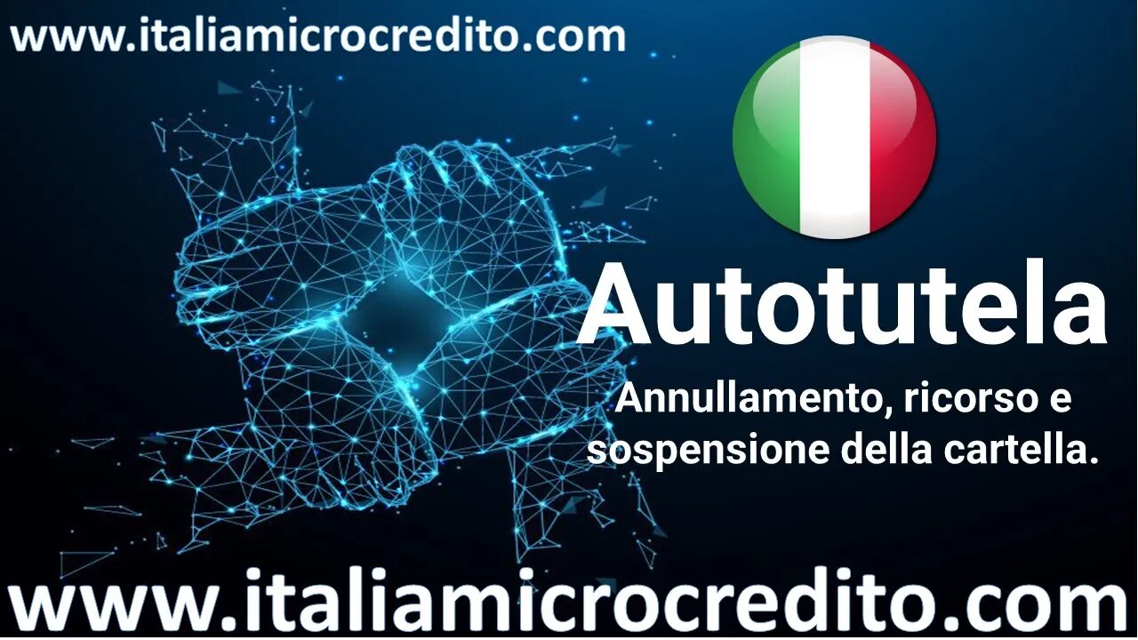 Autotutela: Annullamento, ricorso e sospensione della cartella. #autotutelacontribuente001