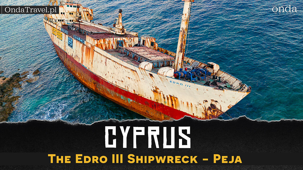 ❯ CYPRUS The Edro III Shipwreck - Peja #Cyprus by OndaTravel.pl ❯ DRONE LANDSCAPES DJI