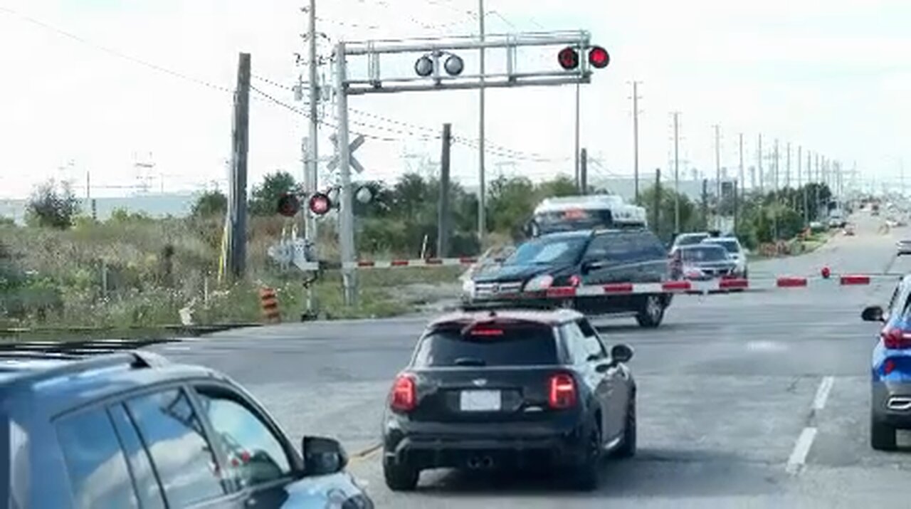 Train Hits Vehicle On Railroad