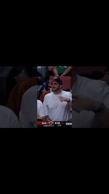 👀💪BAM BLOCKS JAYLEN BROWN SO HARD THE BALL GETS STUCK