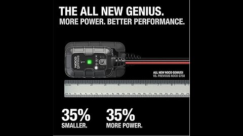 NOCO GENIUS1 Smart 6V/12V Battery Charger