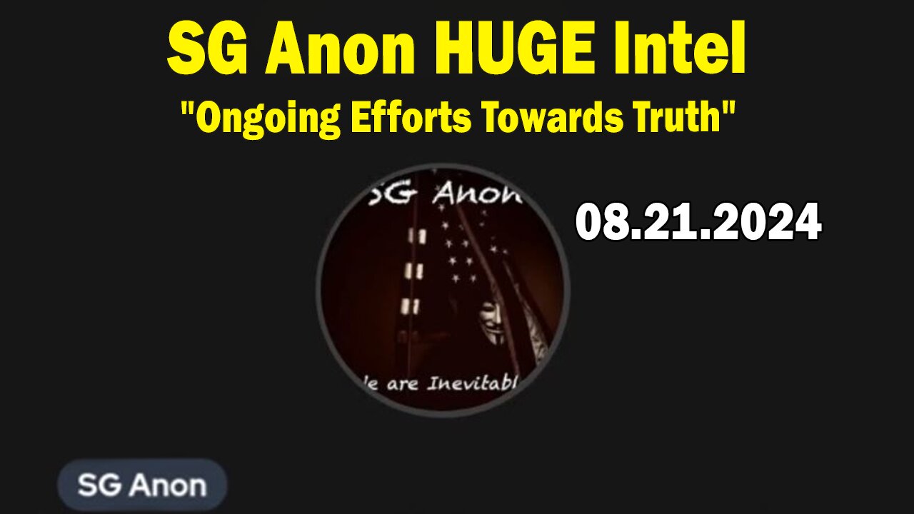 SG Anon HUGE Intel: "Talk Ongoing Efforts Towards Truth, Law, And Justice In Our Republi"