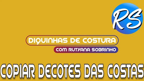 Como Copiar Decote Costas de Camisa - DEP 58