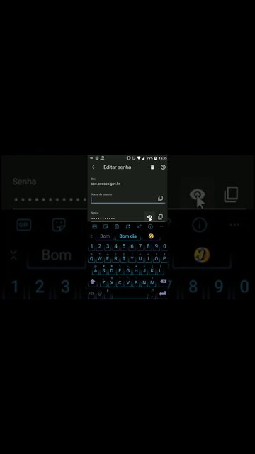 VER as SENHAS salvas no CHROME do CELULAR #shorts