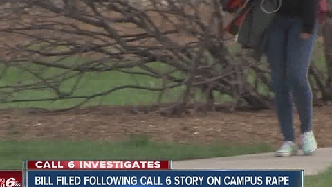 Federal legislation filed following Call 6 Investigates story on campus rape