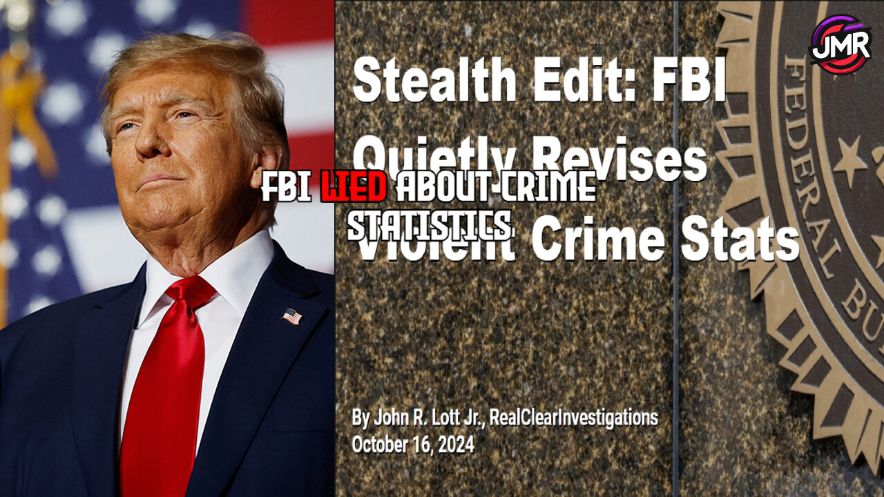 BOMBSHELL FBI Report PROVES Trump Right on Crime Surge, Democrats LIED