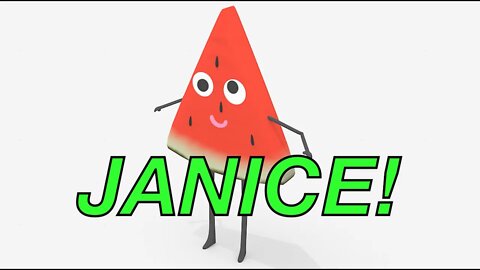 Happy Birthday JANICE! - WATERMELON Birthday Song