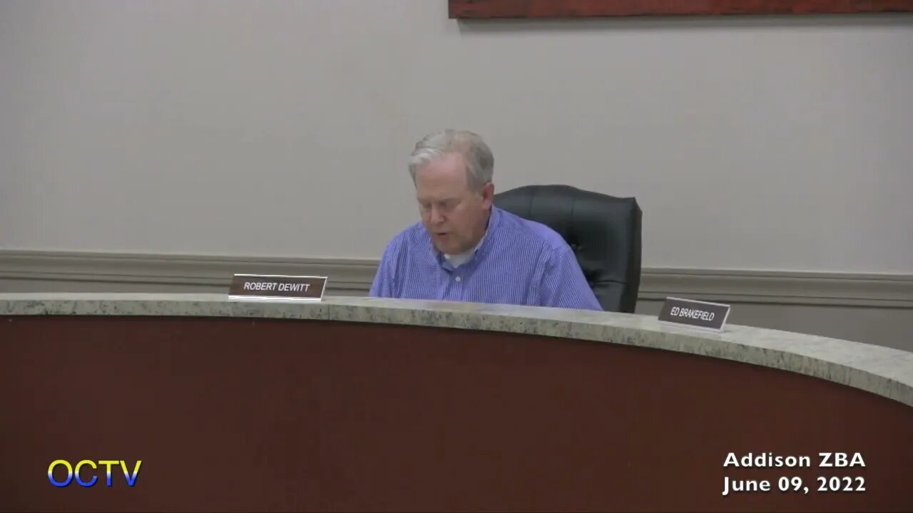 Addison Township ZBA 6-9-22