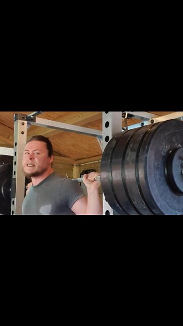 165 KGS X 5 SQUAT! NEW REP PR! PLATEAU BROKEN!