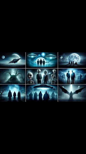 Bright Blue UFO / UAP 2024