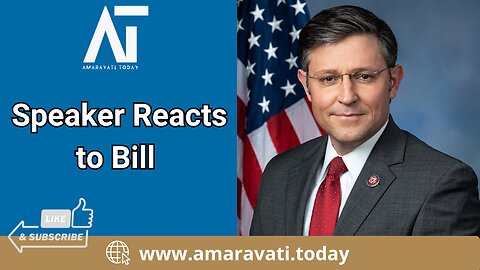 House Speaker Mike Johnson Reacts to Spending Bill Passage 🇺🇸 | Amaravati Today