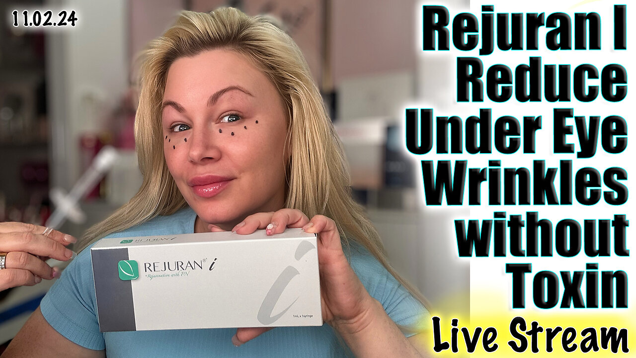 Live Rejuran I, Reduce Under Eye Wrinkles without Tox! AceCosm.com code Jessica10 Saves you Money