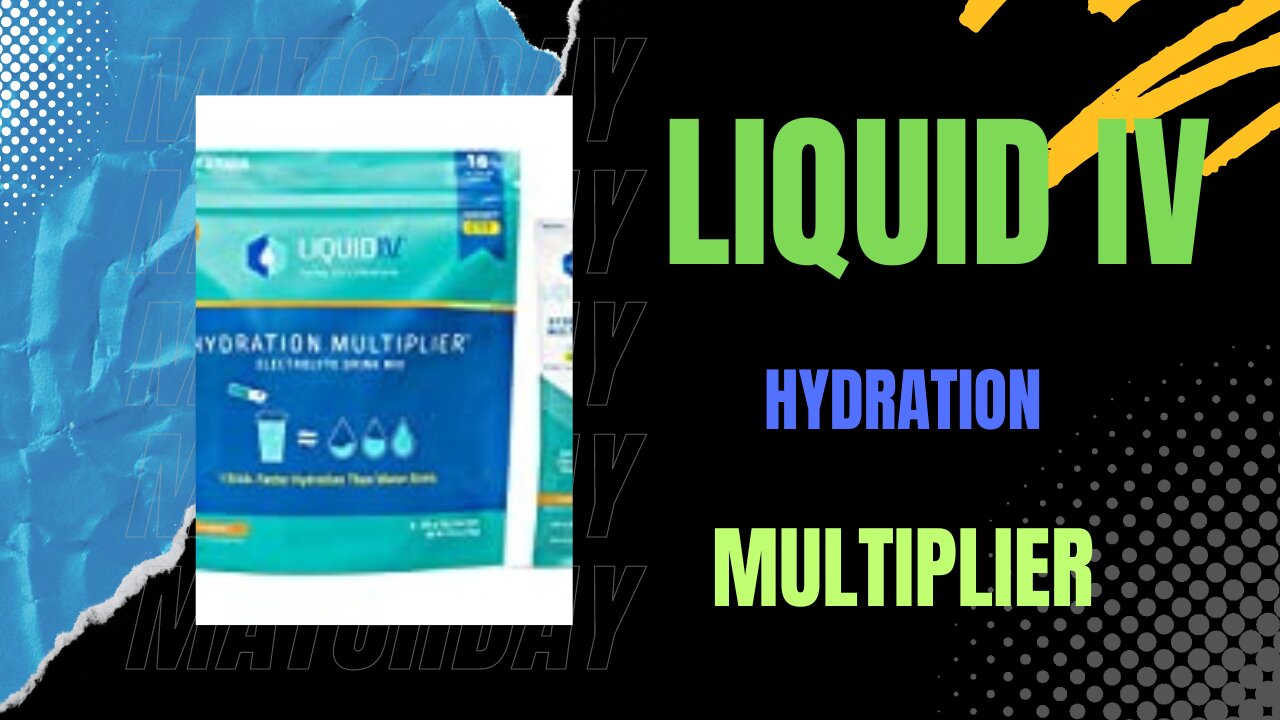 LIQUID IV HYDRATION MULTIPLIER SEABERRY - Hydration Powder Packets - Hydration supplement - My Take!