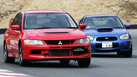 JDM Battle - EVO 8 vs. WRX S204 STi @ Sandown Raceway