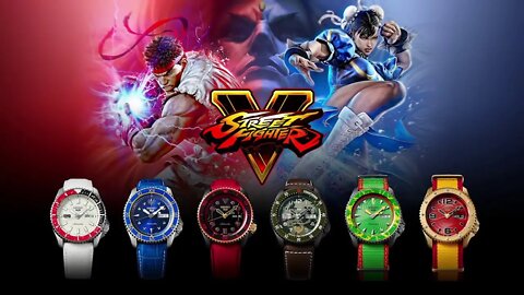 Seiko 5 Sports STREET FIGHTER V Limited Edition PV