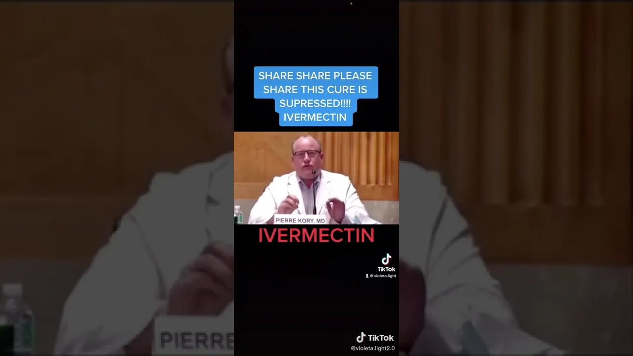 IVERMECTIN THE SUPRESSED CURE!!! #fyp