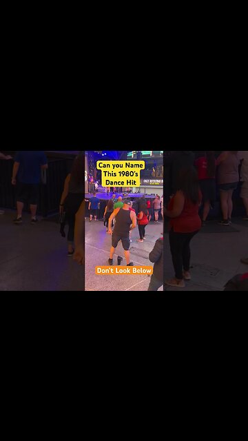 Can you name this artist and song from the 1980s ￼In under 17 seconds. Not a professional dancer.