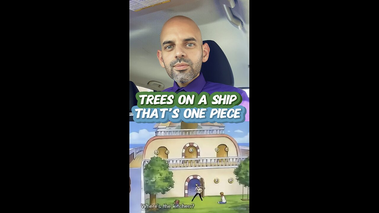 Trees on a Ship. That’s One Piece #onepiece #strawhats #eloyesright #nature #craziness