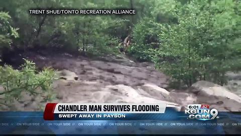 Chandler man survives Payson flash flood that claimed 9, 1 still missing