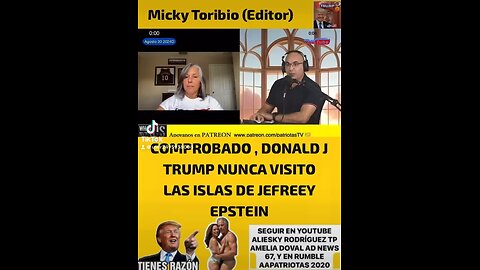 ALIESKY Y AMELIA EN ANALYSIS DE NOTICIAS TRUMP NUNCA TUVO EN LAS DE JEFREEY